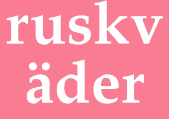 Synonym ruskväder