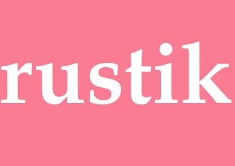 Synonym rustik