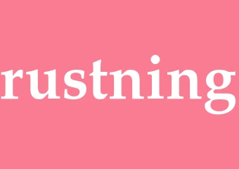 Synonym rustning