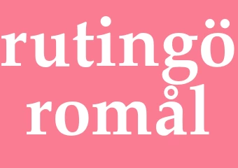 Synonym rutingöromål
