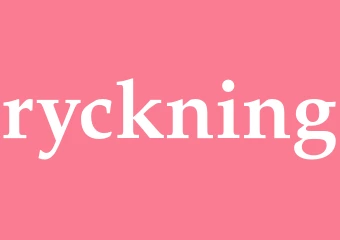 Synonym ryckning