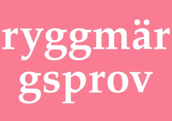 Synonym ryggmärgsprov