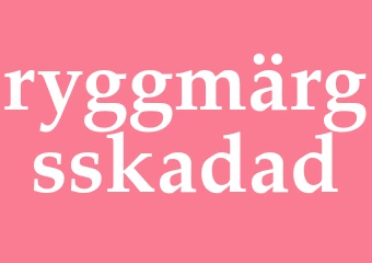 Synonym ryggmärgsskadad