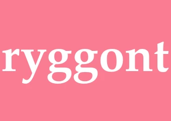 Synonym ryggont