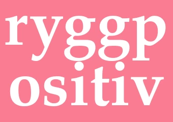 Synonym ryggpositiv