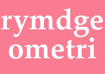 Synonym rymdgeometri