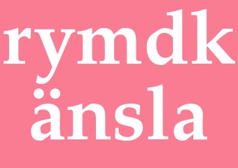 Synonym rymdkänsla