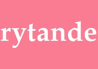 Synonym rytande