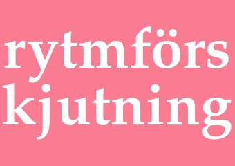Synonym rytmförskjutning