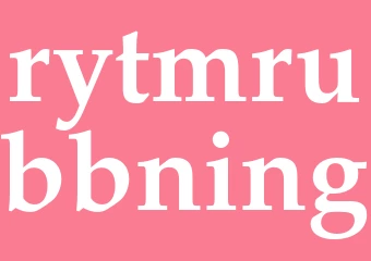 Synonym rytmrubbning