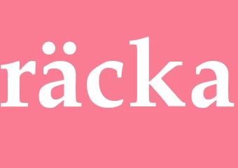 Synonym räcka
