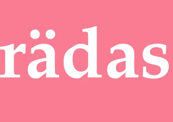 Synonym rädas