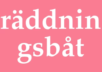 Synonym räddningsbåt