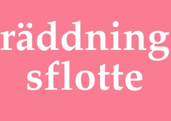 Synonym räddningsflotte