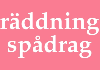Synonym räddningspådrag