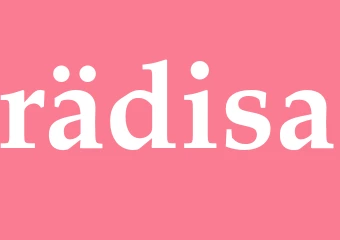 Synonym rädisa