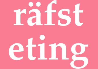 Synonym räfsteting
