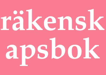 Synonym räkenskapsbok