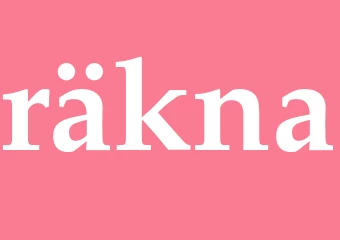Synonym räkna