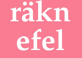 Synonym räknefel