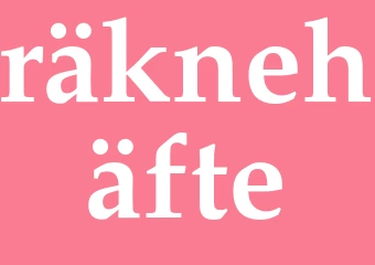 Synonym räknehäfte