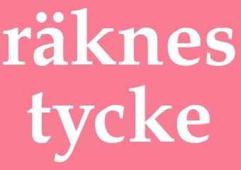 Synonym räknestycke