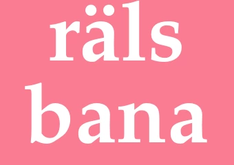 Synonym rälsbana