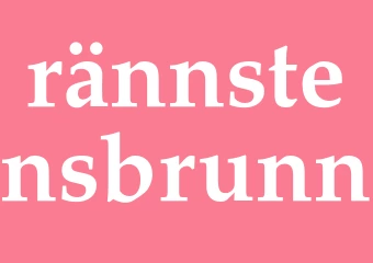 Synonym rännstensbrunn