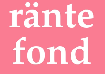 Synonym räntefond
