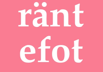 Synonym räntefot