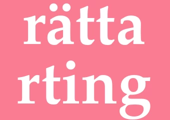 Synonym rättarting