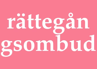 Synonym rättegångsombud