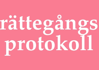 Synonym rättegångsprotokoll