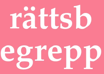 Synonym rättsbegrepp