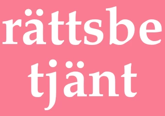 Synonym rättsbetjänt