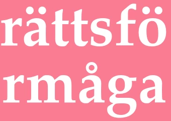 Synonym rättsförmåga
