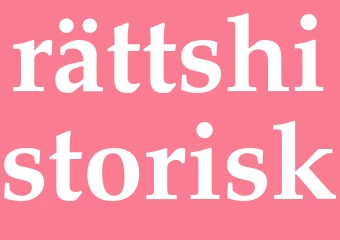Synonym rättshistorisk