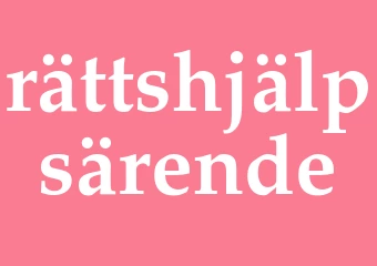 Synonym rättshjälpsärende