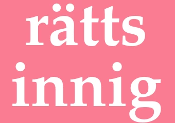 Synonym rättsinnig