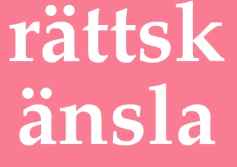 Synonym rättskänsla