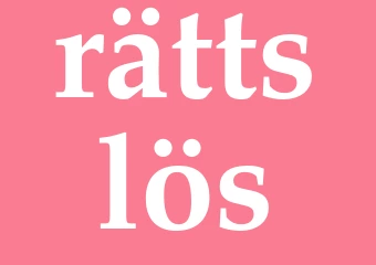Synonym rättslös
