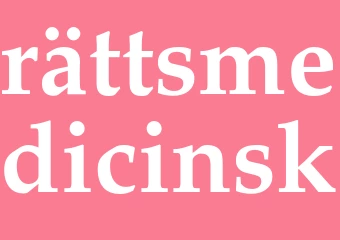 Synonym rättsmedicinsk
