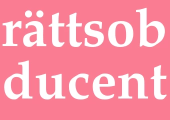 Synonym rättsobducent