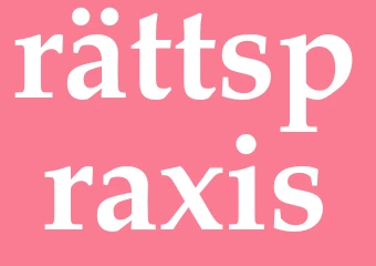 Synonym rättspraxis