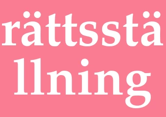 Synonym rättsställning