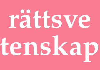 Synonym rättsvetenskap
