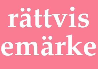 Synonym rättvisemärke