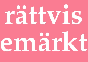 Synonym rättvisemärkt