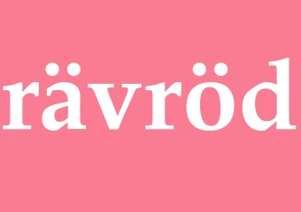 Synonym rävröd