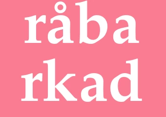 Synonym råbarkad